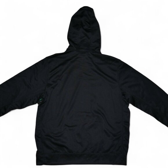 Nike Therma-Fit Sweatsuit Men's Size L-XL Black/Red Big Swoosh Outfit Set NWT - Picture 4 of 13